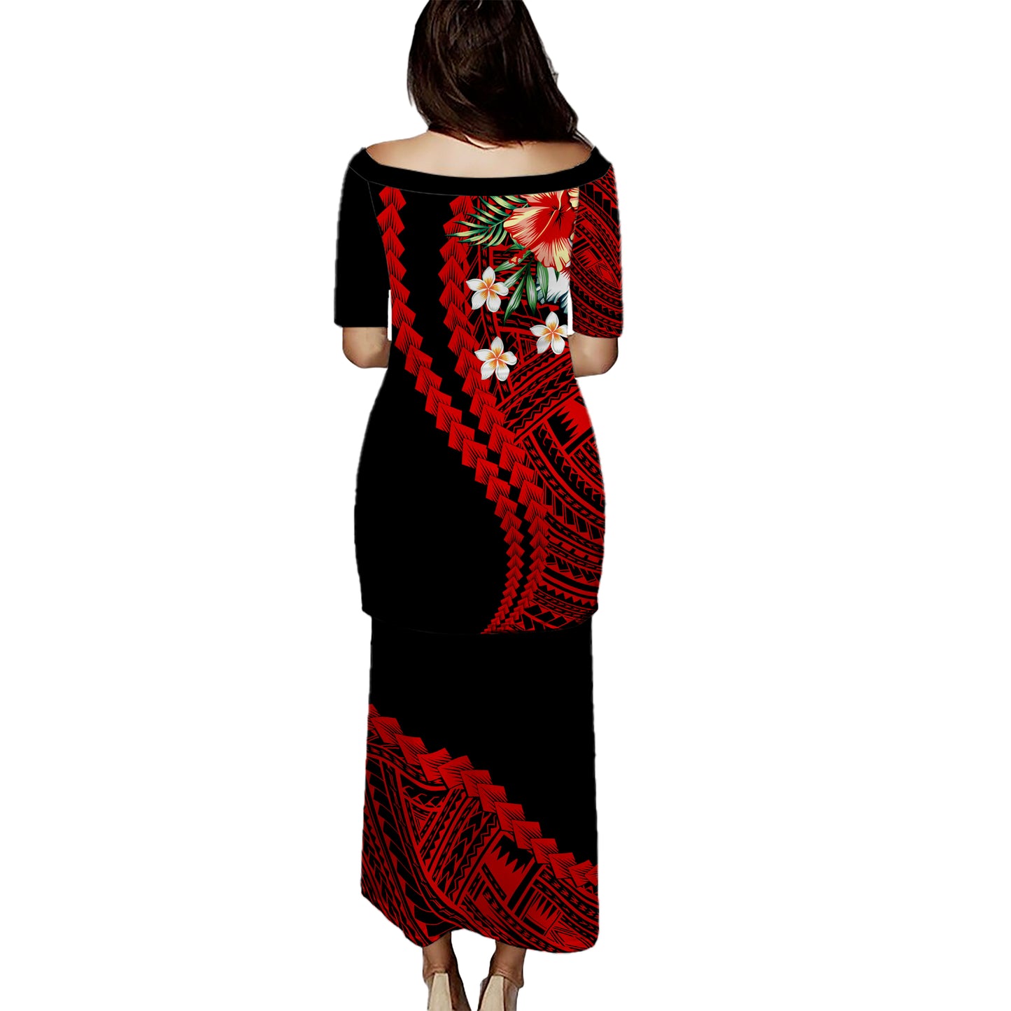 Hawaii Puletasi Kanaka Tribal Tattoo Polynesian Tropical