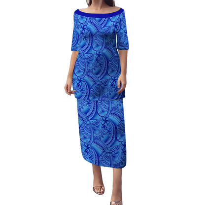 Samoa Combo Puletasi And Shirt Fabric Tattoo Design