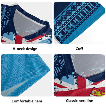 Fiji Rugby Jersey Flag Bula Tribal