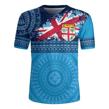 Fiji Rugby Jersey Flag Bula Tribal
