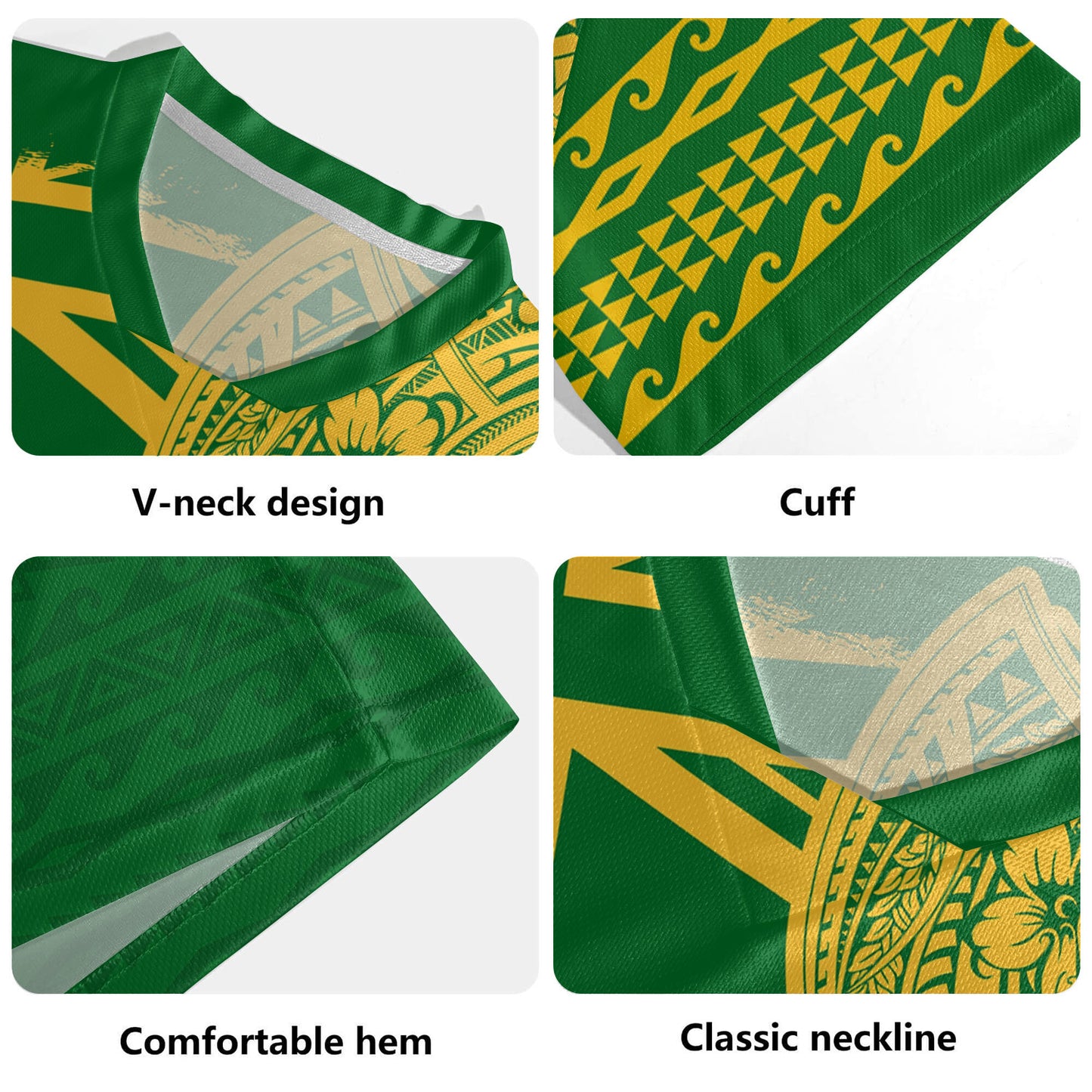 Cook Islands Rugby Jersey Tribal Flag With Coat Of Arms