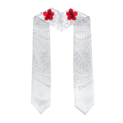 Hawaii Graduation Stole Custom Class Of 2026 Hibiscus Tropical