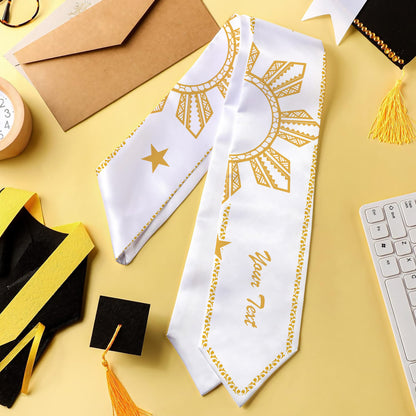 Philippines Filipinos Graduation Stole Custom Sun Star Royal Original Style