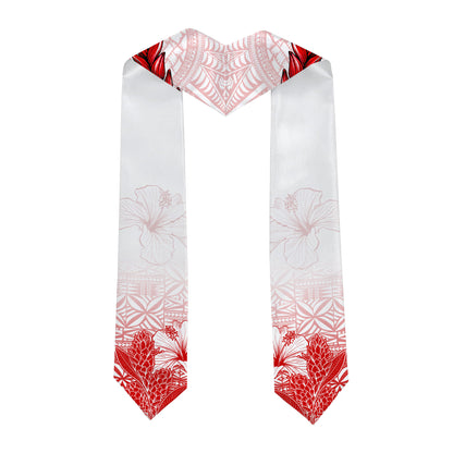 Samoa Graduation Stole Custom 2026 Polynesian Floral Ulafala In My Heart