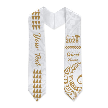Hawaii Graduation Stole Custom Class 2026 Of Kakau Style