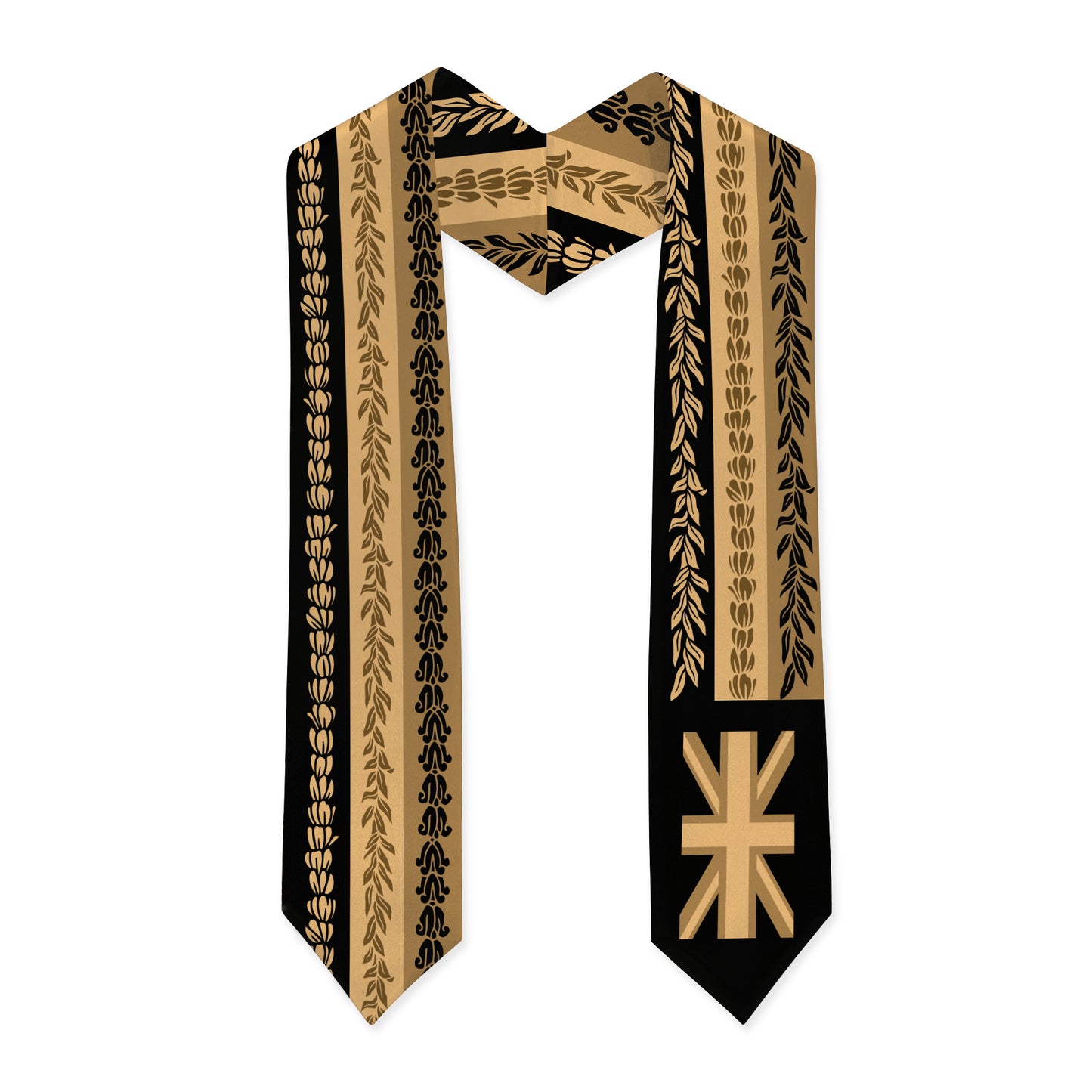 Hawaii Graduation Stole Aloha Flag With Flower Lie Beautiful