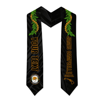 Hawaii Graduation Stole Custom James Campbell High School Lei