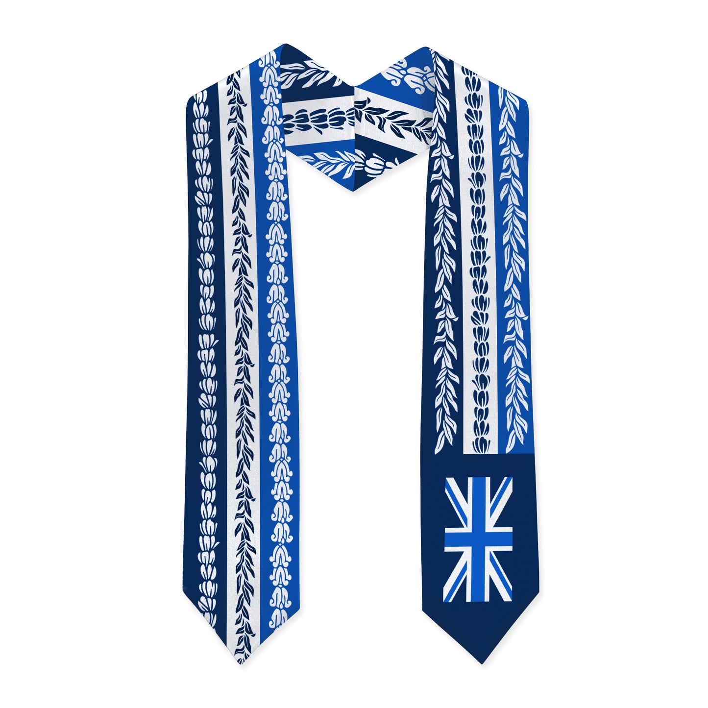 Hawaii Graduation Stole Aloha Flag With Flower Lie Beautiful
