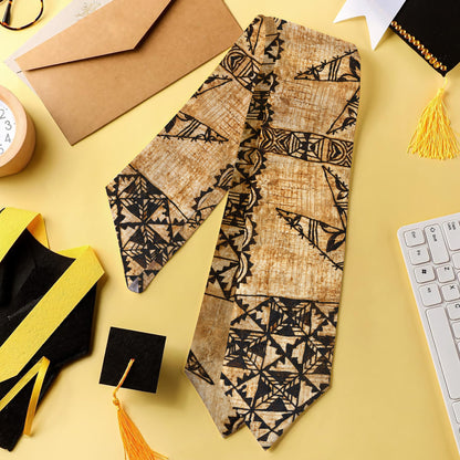 Tonga Graduation Stole Tapa Cloth Vintage