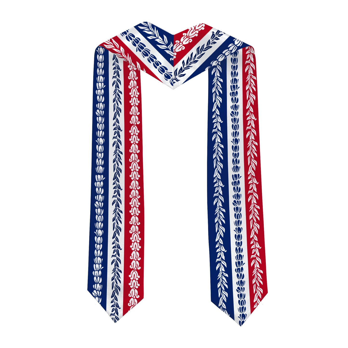 Hawaii Graduation Stole Aloha Flag With Flower Lie Beautiful Ver.1