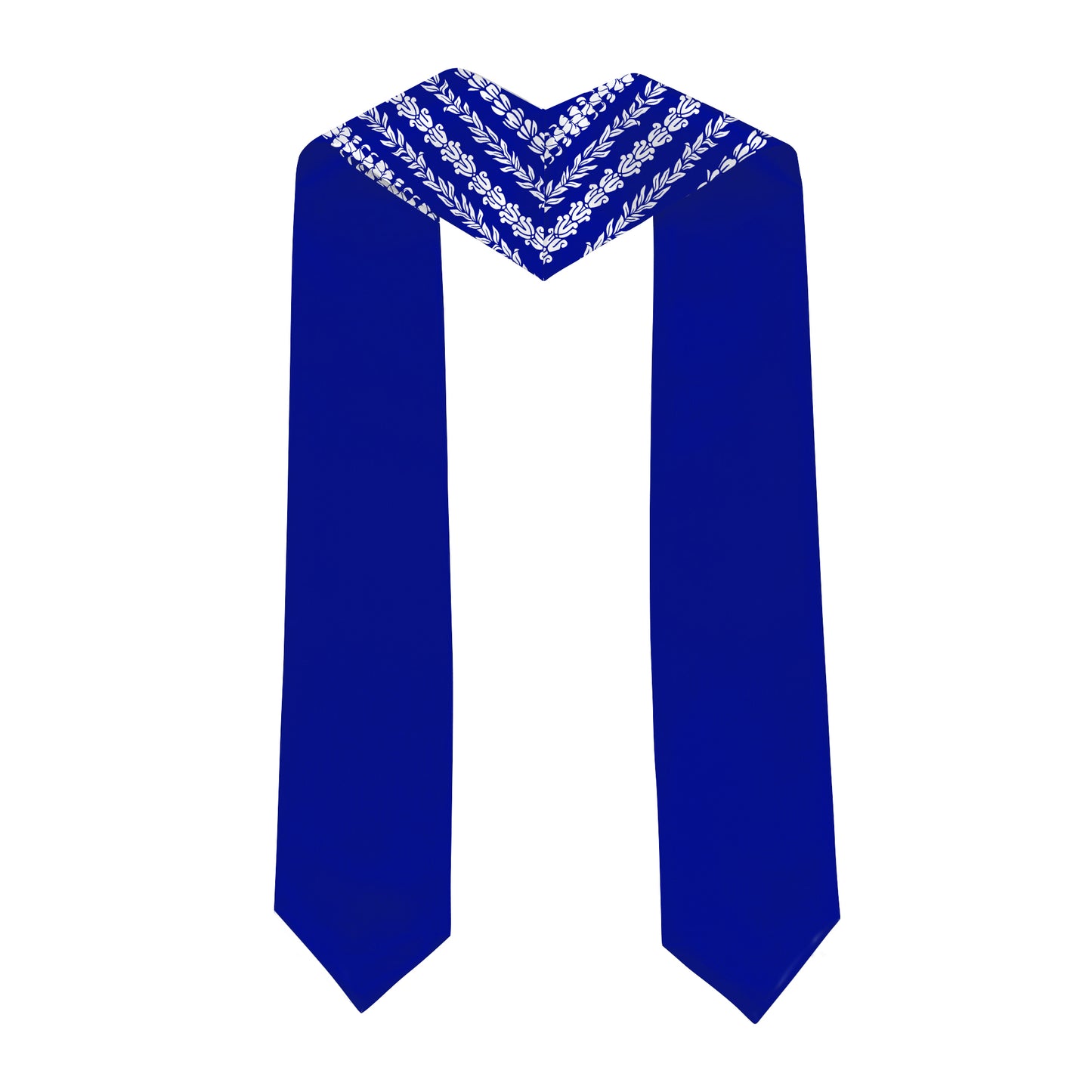 Hawaii Graduation Stole Custom Seamless Pattern Lei Floral