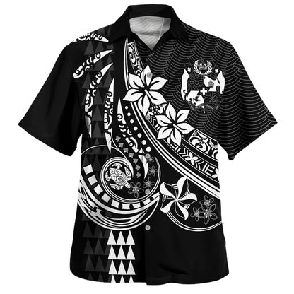 Tonga Hawaiian Shirt The Flow of Ocean