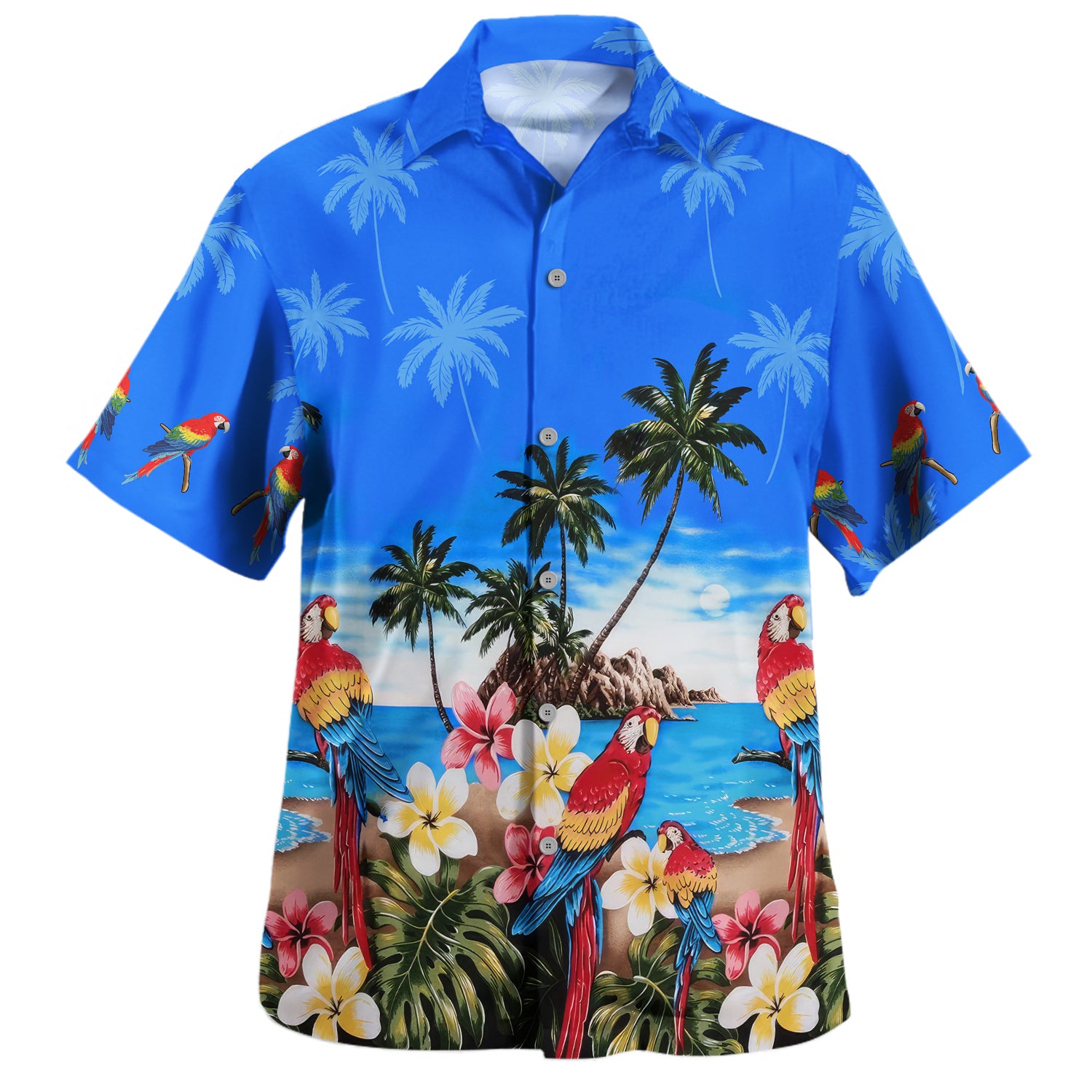 Hawaii Hawaiian Shirt Parrot