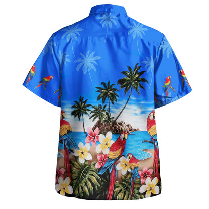 Hawaii Hawaiian Shirt Parrot