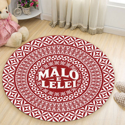 Tonga Round Rug Malo E Lelei Tonga Traditional Style