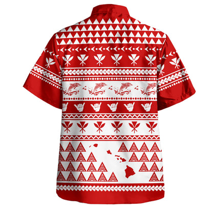 Hawaii Hawaiian Shirt Kanaka Kakau Christmas