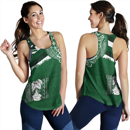 Hawaii Women Tank Molokai High School With Crest Style