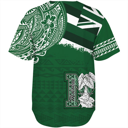 Hawaii Baseball Shirt Molokai High School With Crest Style