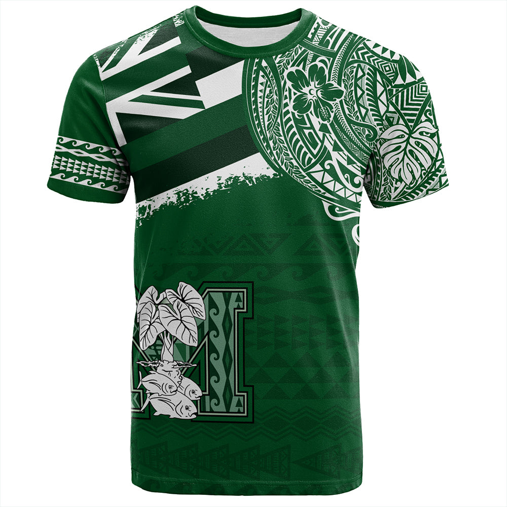 Hawaii T-Shirt MolokaÃŠÂ»i High School With Crest Style