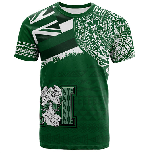 Hawaii T-Shirt MolokaÃŠÂ»i High School With Crest Style