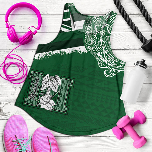Hawaii Women Tank Molokai High School With Crest Style