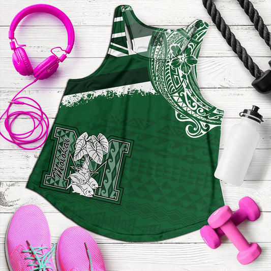 Hawaii Women Tank Molokai High School With Crest Style