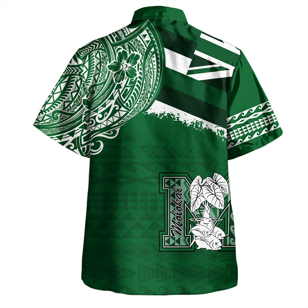 Hawaii Hawaiian Shirt MolokaÃŠÂ»i High School With Crest Style