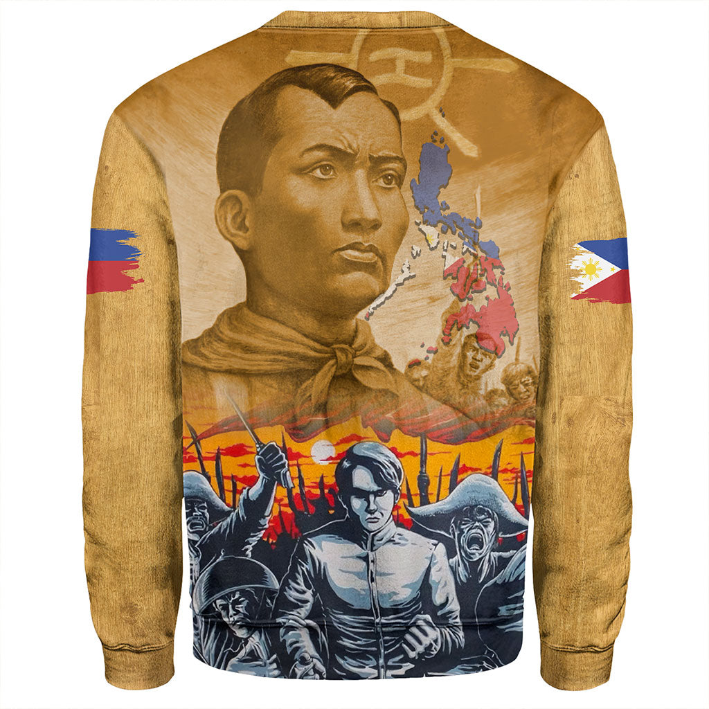 Philippines Filipinos Sweatshirt National Heroes Flag Eagle