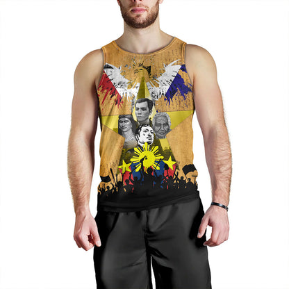 Philippines Filipinos Tank Top National Heroes Flag Eagle