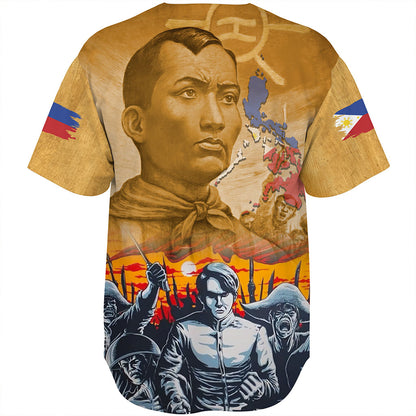 Philippines Filipinos Baseball Shirt National Heroes Flag Eagle