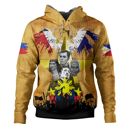 Philippines Filipinos Hoodie National Heroes Flag Eagle