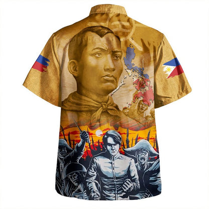 Philippines Filipinos Hawaiian Shirt National Heroes Flag Eagle