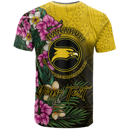 Hawaii Custom Personalised T-Shirt - Nanakuli High and Intermediate School Hawaiian Tropical Flowers