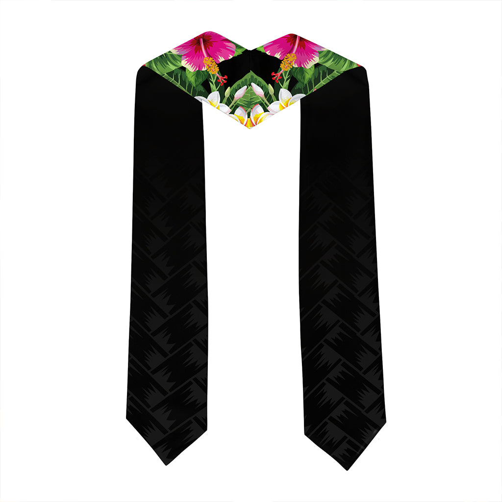 Hawaii Graduation Stole Custom Nanakuli High and Intermediate School Class 2026 Tropical Hibiscus Island Style