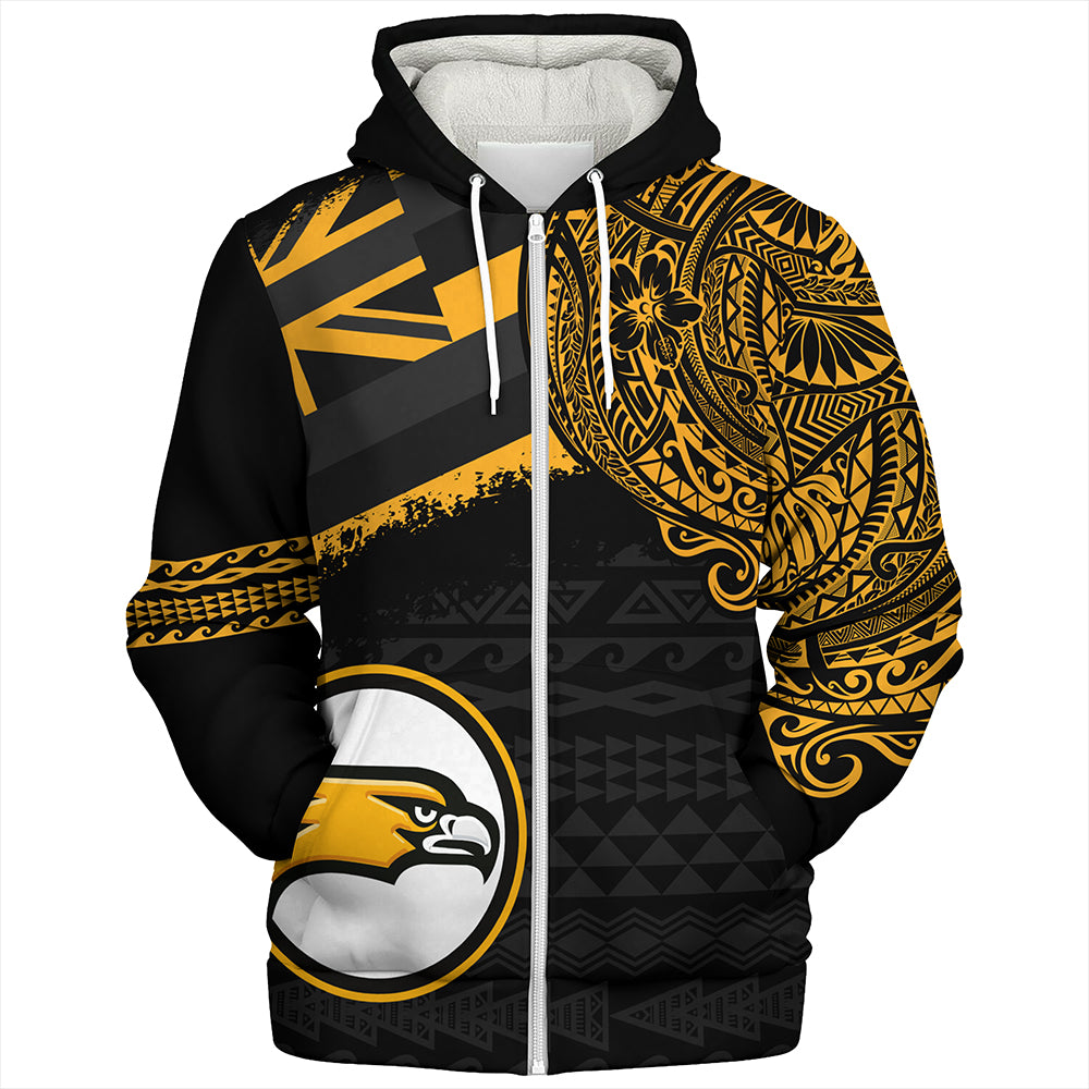 Hawaii Sherpa Hoodie Nanakuli High And Intermediate High School With Crest Style