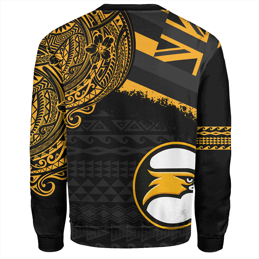 Hawaii Sweatshirt Nanakuli High And Intermediate High School With Crest Style