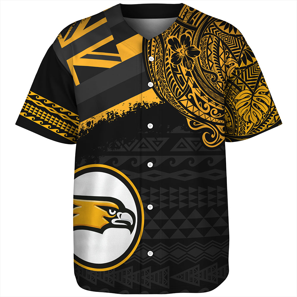 Hawaii Baseball Shirt Nanakuli High And Intermediate High School With Crest Style