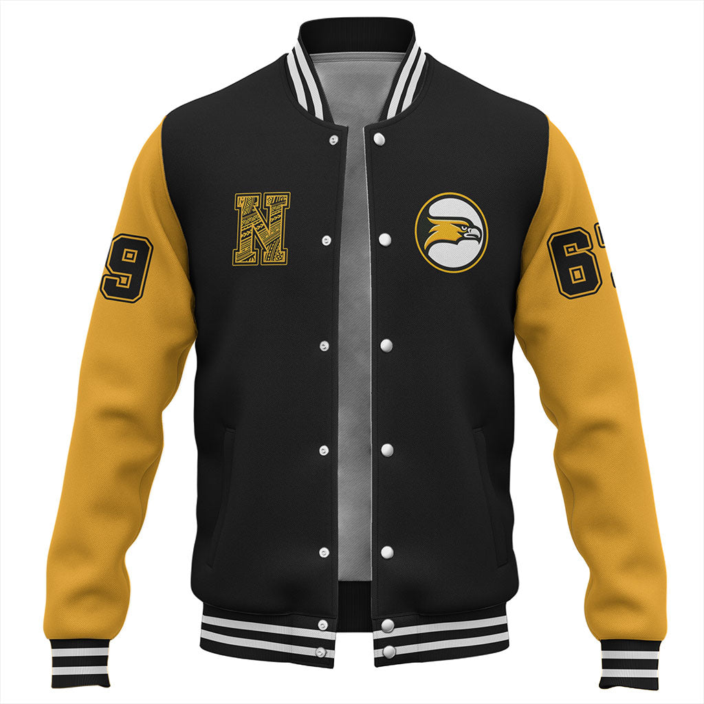 Hawaii Baseball Jacket Nanakuli High And Intermediate School Polynesian Letters Style