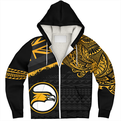 Hawaii Sherpa Hoodie Nanakuli High And Intermediate High School With Crest Style