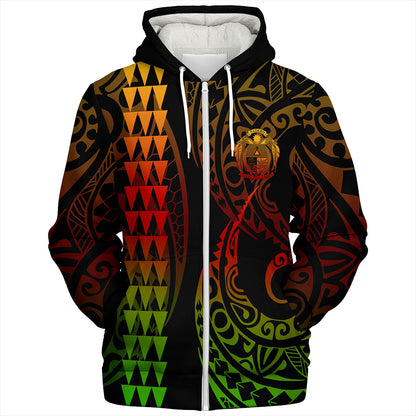 Nauru Sherpa Hoodie Kakau Style