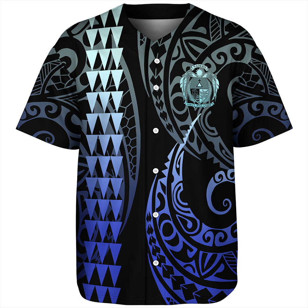 Nauru Baseball Shirt Kakau Style
