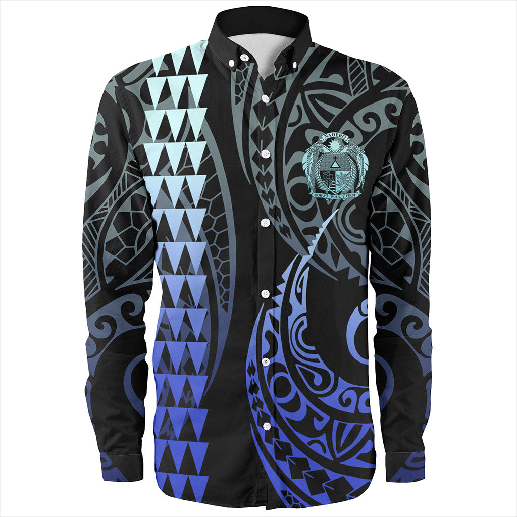 Nauru Long Sleeve Shirt Kakau Style