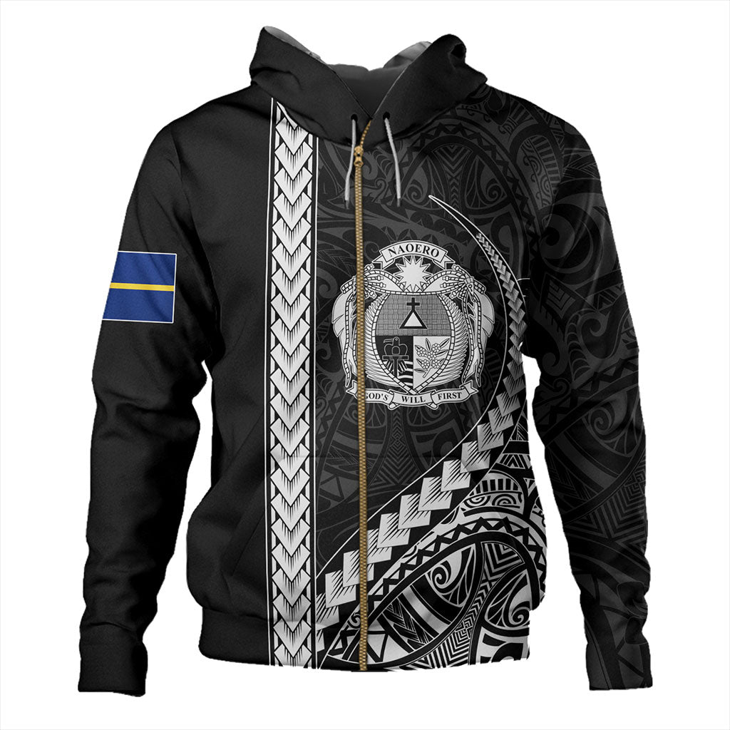 Nauru Hoodie Tribal Micronesian Coat Of Arms