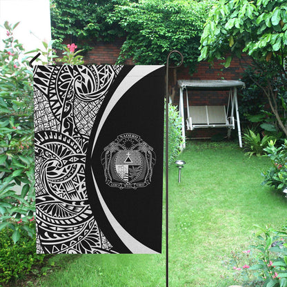 Nauru Garden Flag Lauhala Circle White