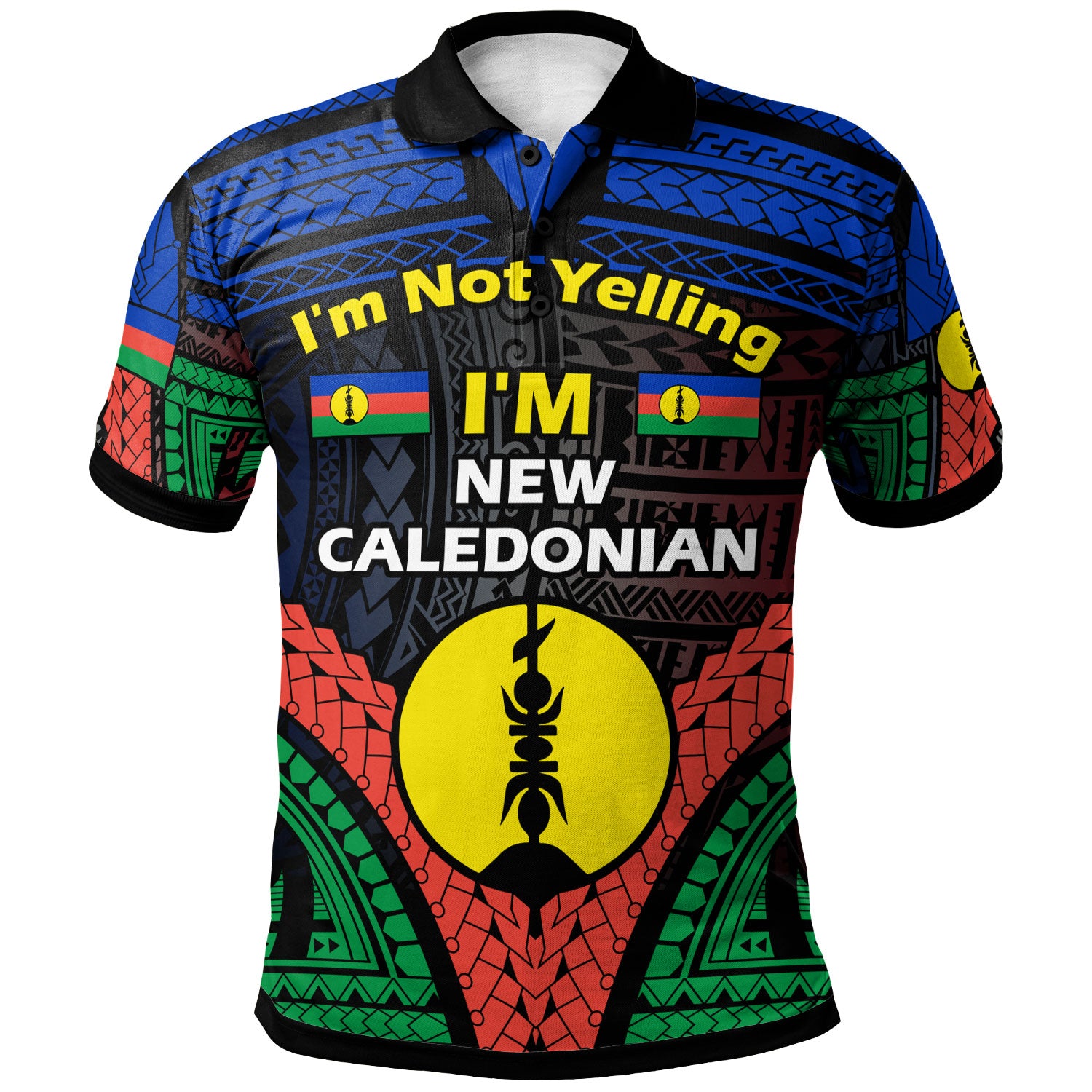 New Caledonia Polo Shirt - Custom I'M NEW CALEDONIAN Style Polo Shirt