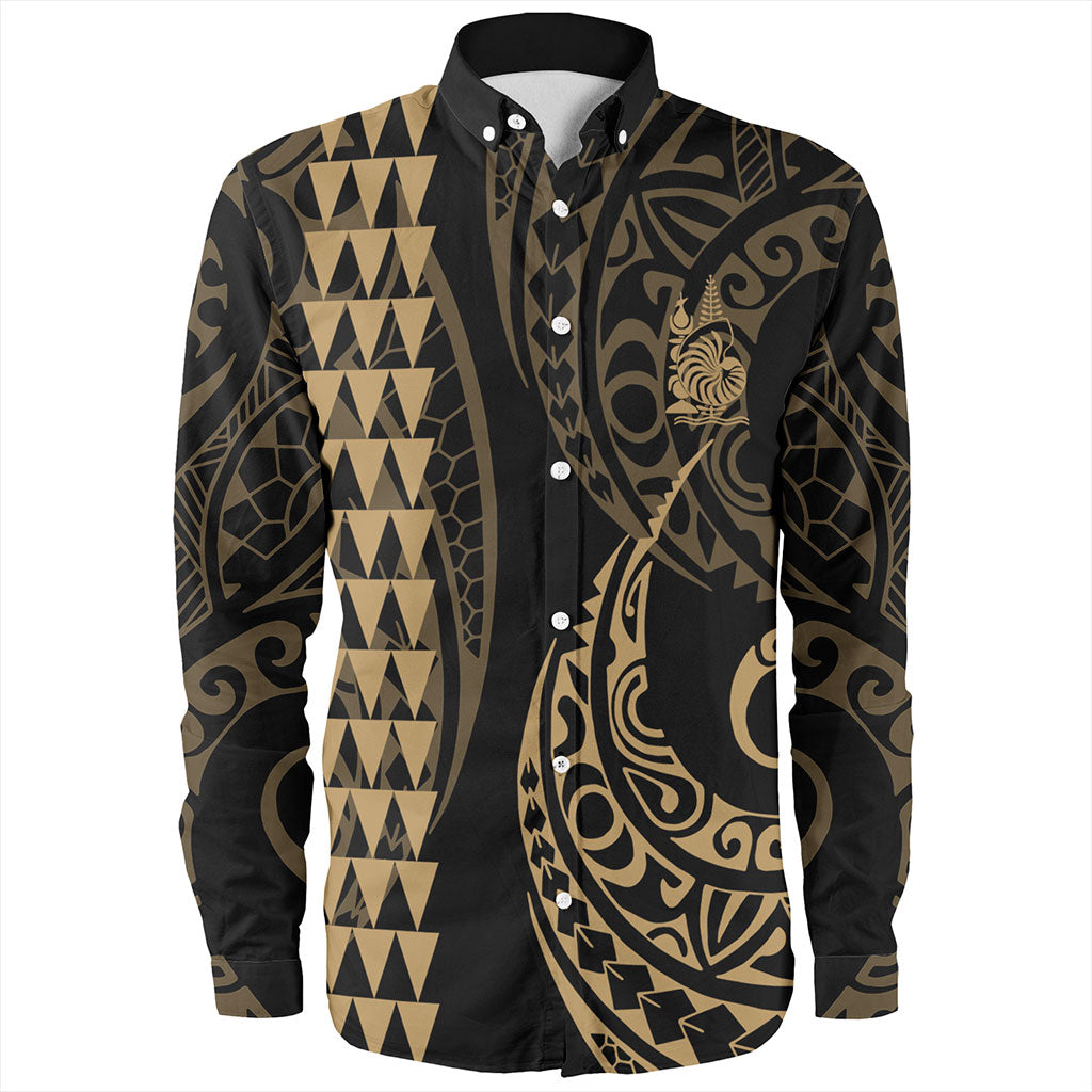 New Caledonia Long Sleeve Shirt Kakau Style Ver.1