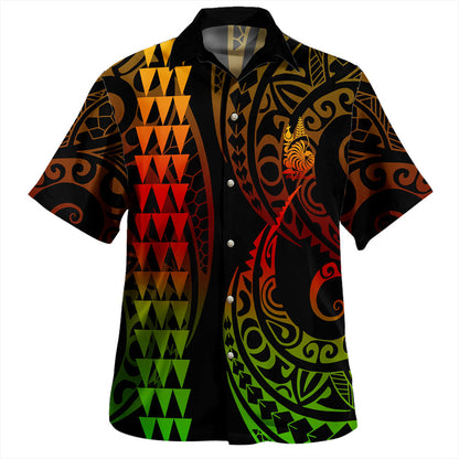 New Caledonia Hawaiian Shirt Kakau Style