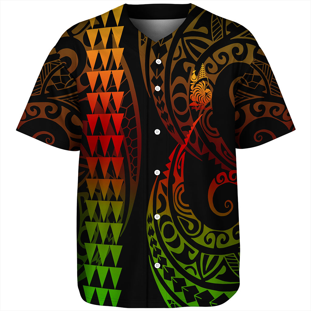 New Caledonia Baseball Shirt Kakau Style