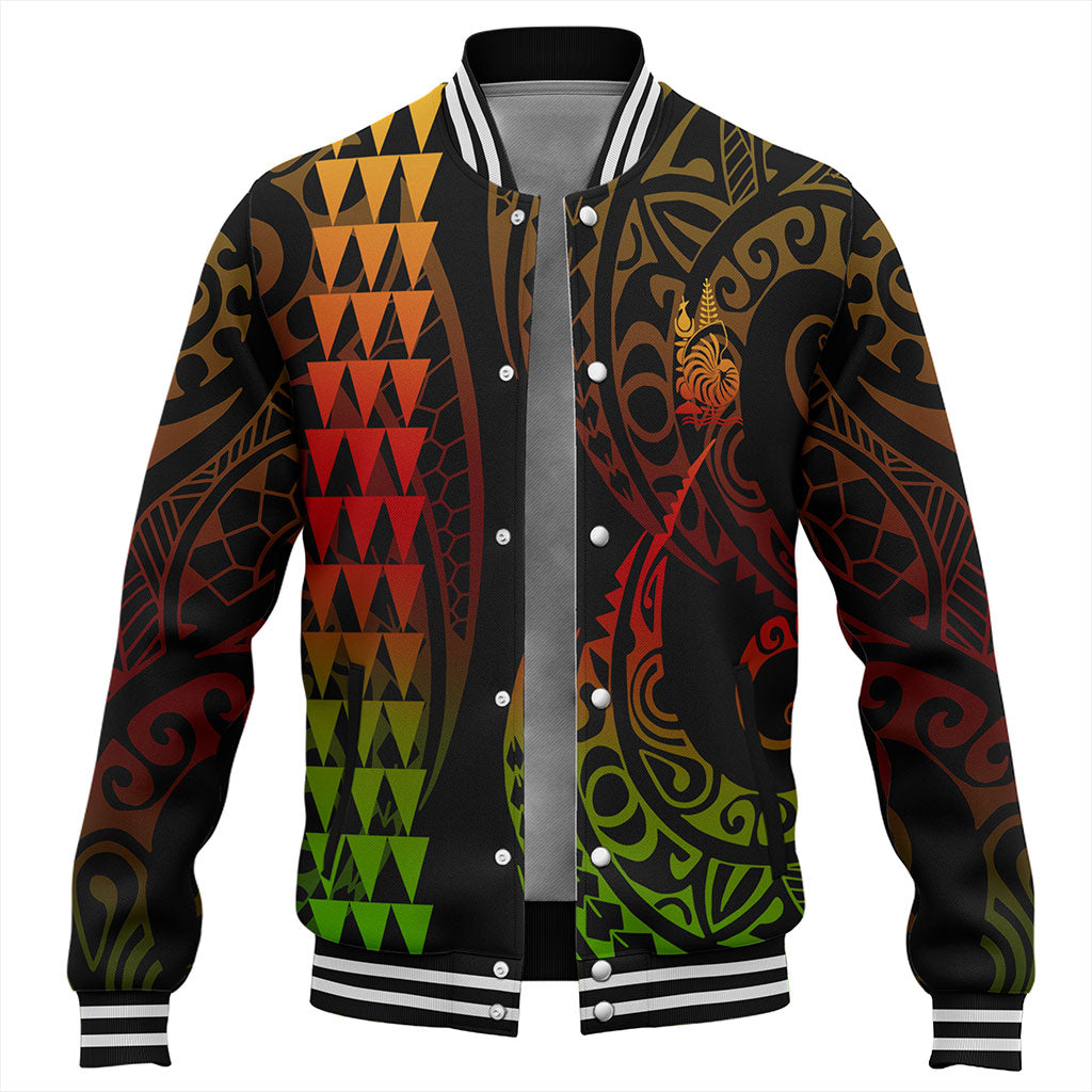 New Caledonia Baseball Jacket Kakau Style