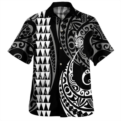 New Caledonia Hawaiian Shirt Kakau Style Ver.1